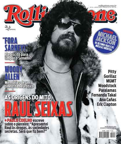 Raul Seixas na capa da Rolling Stone