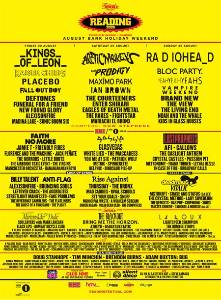 Cartaz do Reading 2009