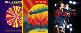 CDs: Costello, Led Zeppelin e Doors
